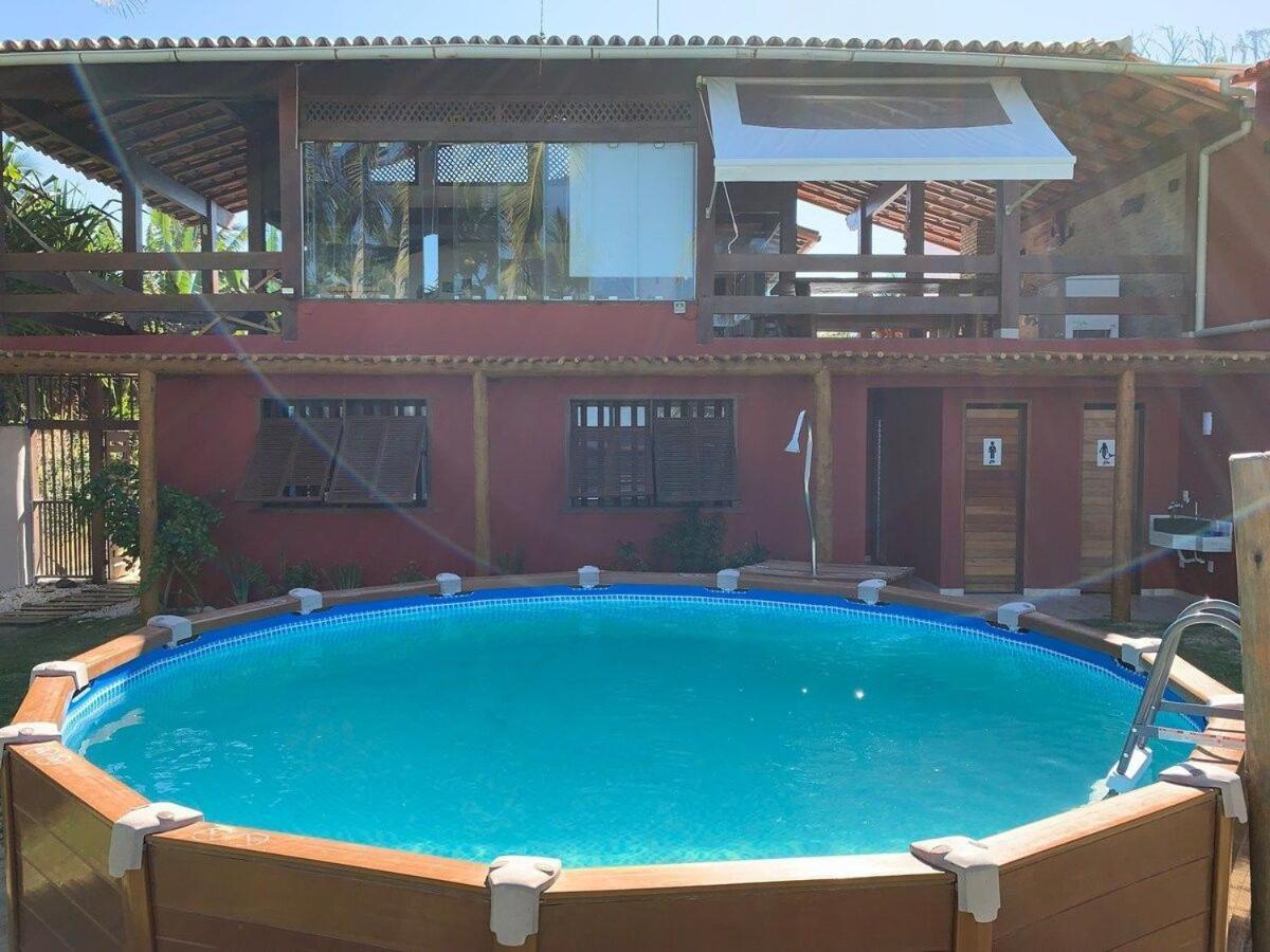 Casa De Frente Para A Praia - Arraial D' Ajuda ポルトセグロ エクステリア 写真