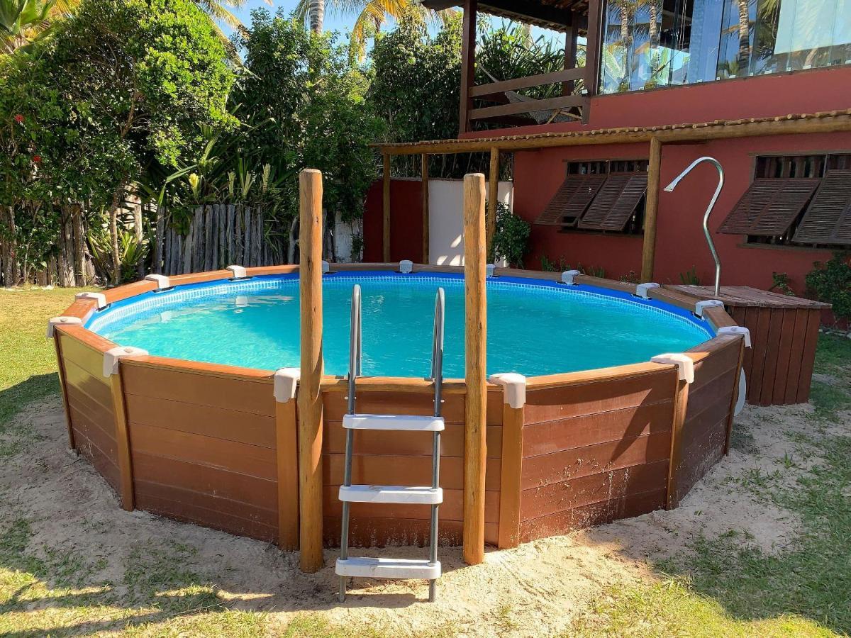 Casa De Frente Para A Praia - Arraial D' Ajuda ポルトセグロ エクステリア 写真