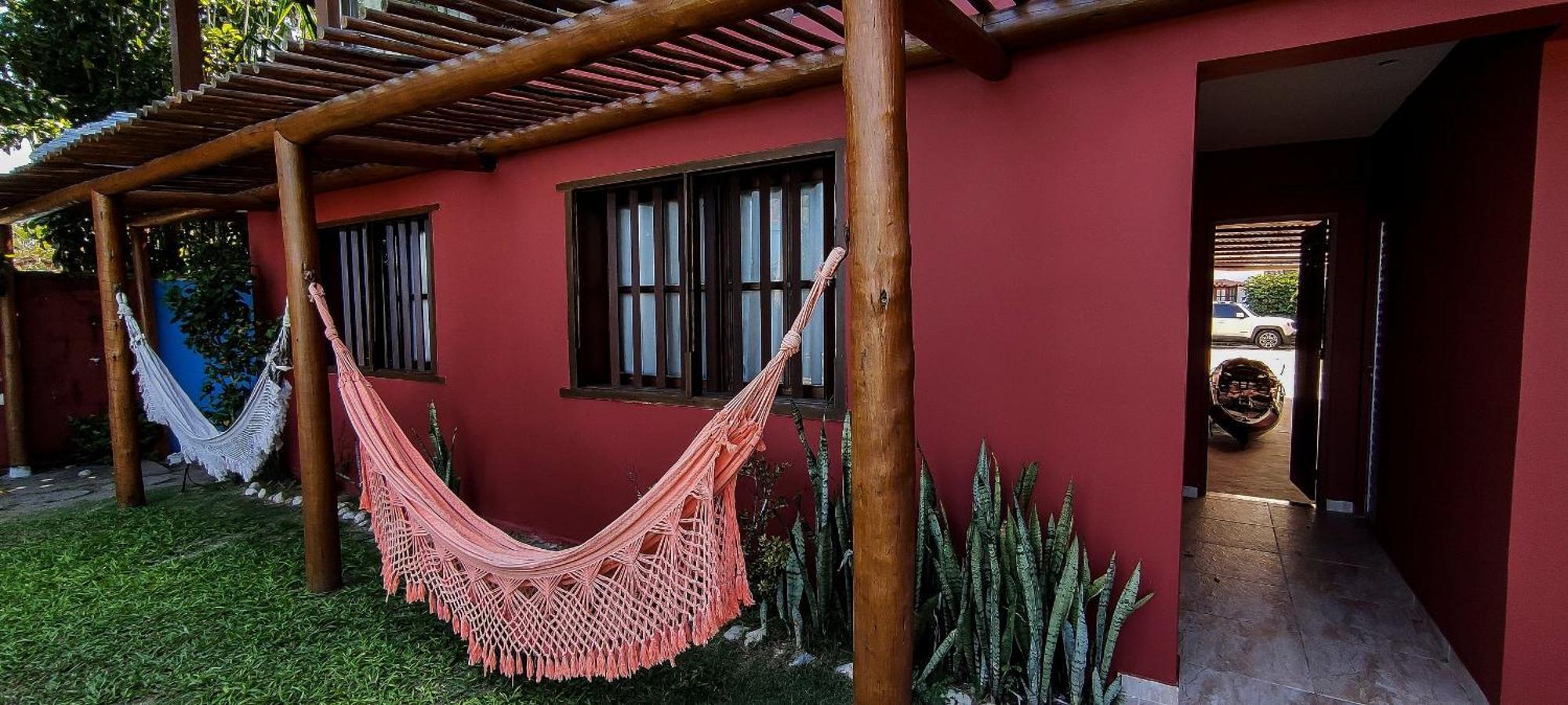 Casa De Frente Para A Praia - Arraial D' Ajuda ポルトセグロ エクステリア 写真