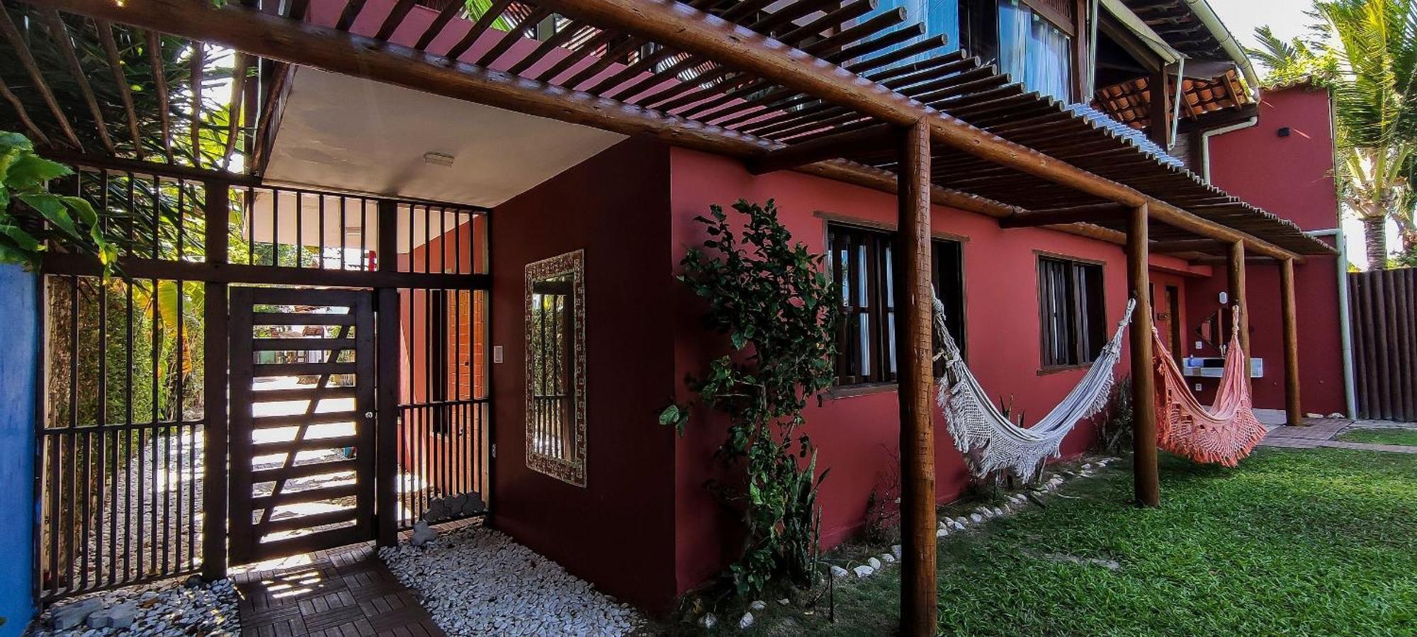 Casa De Frente Para A Praia - Arraial D' Ajuda ポルトセグロ エクステリア 写真