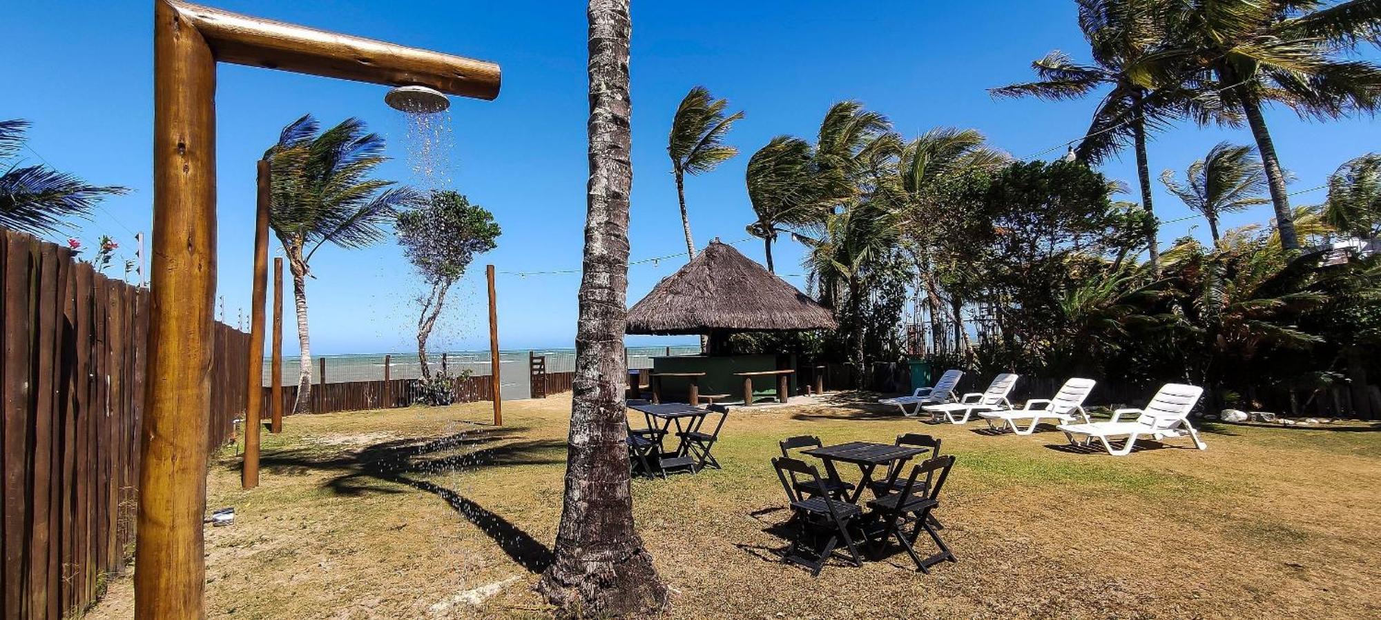 Casa De Frente Para A Praia - Arraial D' Ajuda ポルトセグロ エクステリア 写真