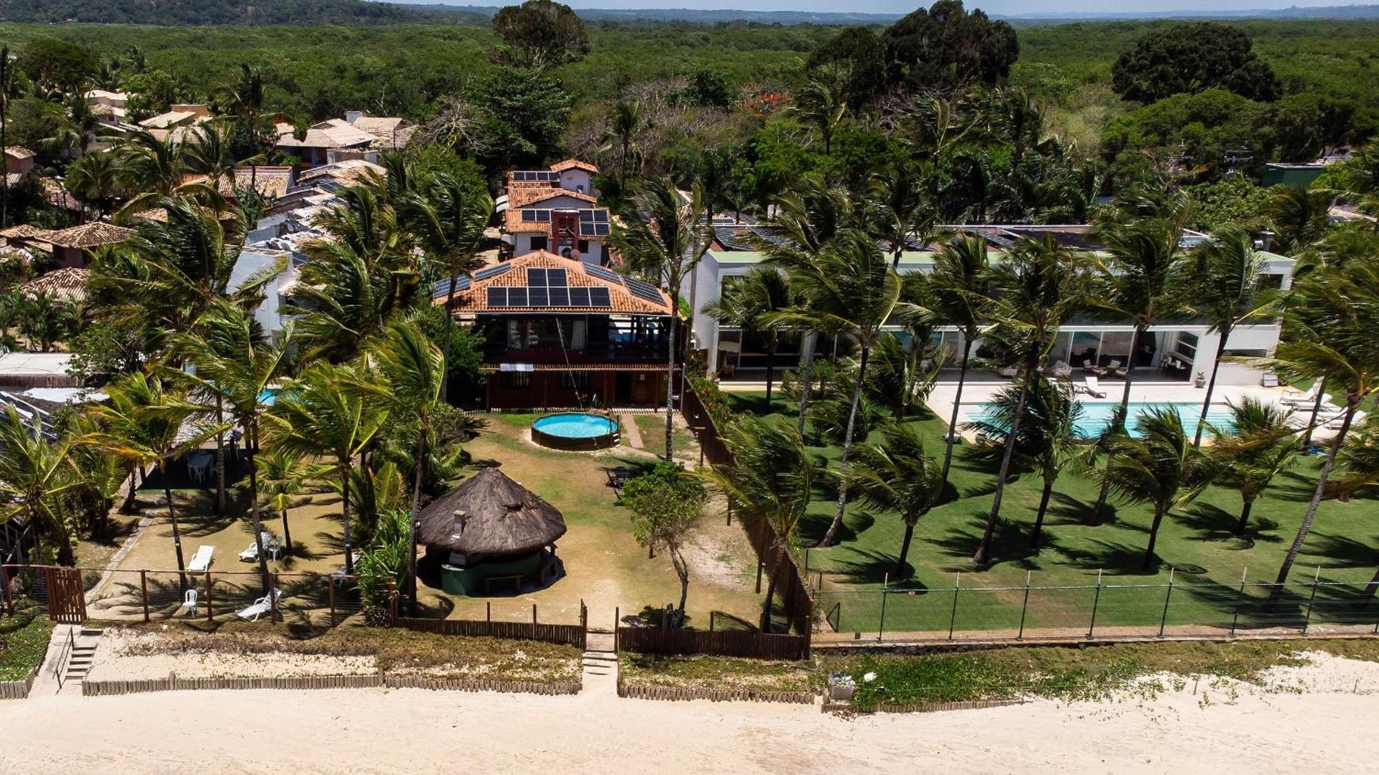 Casa De Frente Para A Praia - Arraial D' Ajuda ポルトセグロ エクステリア 写真